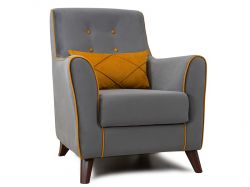 Кресло для отдыха Френсис арт. ТК-259 кварцевый серый