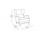 Кресло для отдыха Оскар арт. ТК-305-1 лилии цветные