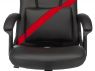 Кресло игровое Бюрократ Zombie Driver черный-красный