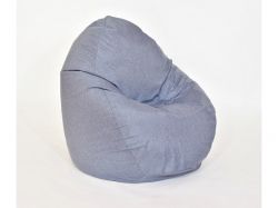 Кресло-мешок Макси рогожка серый