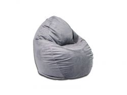 Кресло-мешок Макси велюр серый