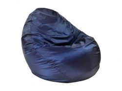 Кресло-мешок Стади ткань водоотталкивающая черно-синяя