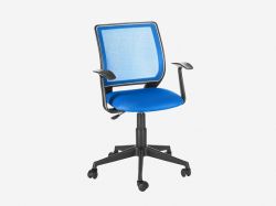 Кресло офисное Эксперт Т-эрго ткань TW-10 синяя