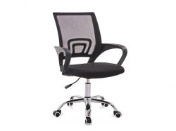 Кресло офисное ОС-9030 хром черный