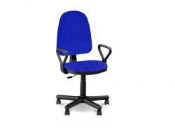 Кресло офисное Prestige Lux gtpPN S14 ткань черно-синяя