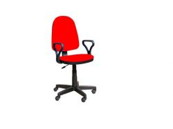 Кресло офисное Prestige Lux gtpPN S2 ткань красная