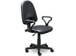 Кресло офисное Prestige Lux gtpPN Z11 кожзам черный