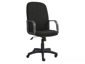Кресло офисное Siluet DF PLN C11 черное