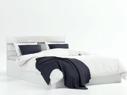 Кровать 1400 Милан белый