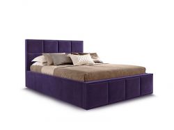 Кровать Октавия вариант 3 Фиолетовый велюр