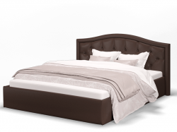 Кровать Стелла коричневая 1600