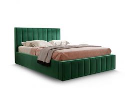 Кровать Вена вариант 1 Зеленый велюр