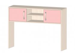 Надстройка для стола Буратино розовый ШхВхГ 1150х850х300 мм