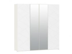 Шкаф комбинированный НМ 011.45 Summit белый текстурный-меренга