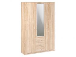 Шкаф комбинированный с зеркалом Дуэт Люкс дуб сонома