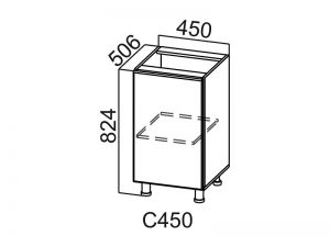 Стол-рабочий С450 Модус СВ 450х824х506
