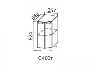 Стол-рабочий торцевой 400 С400т Модерн 357х824х546